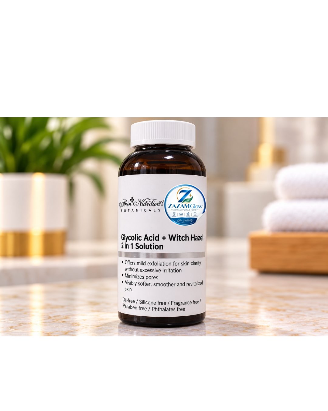Skin Nutrition Glycolic Acid + Witch Hazel Solution